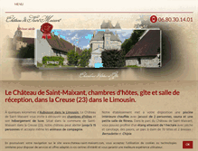 Tablet Screenshot of chateau-saint-maixant.com